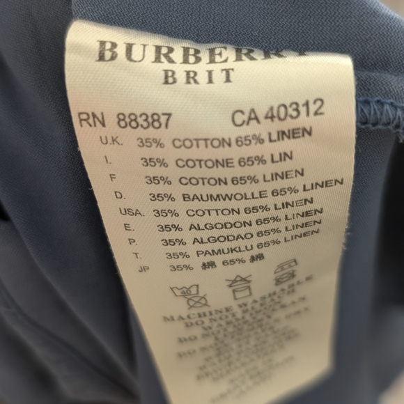 Burberry Men's Blue Shirt - Picture 7 of 10